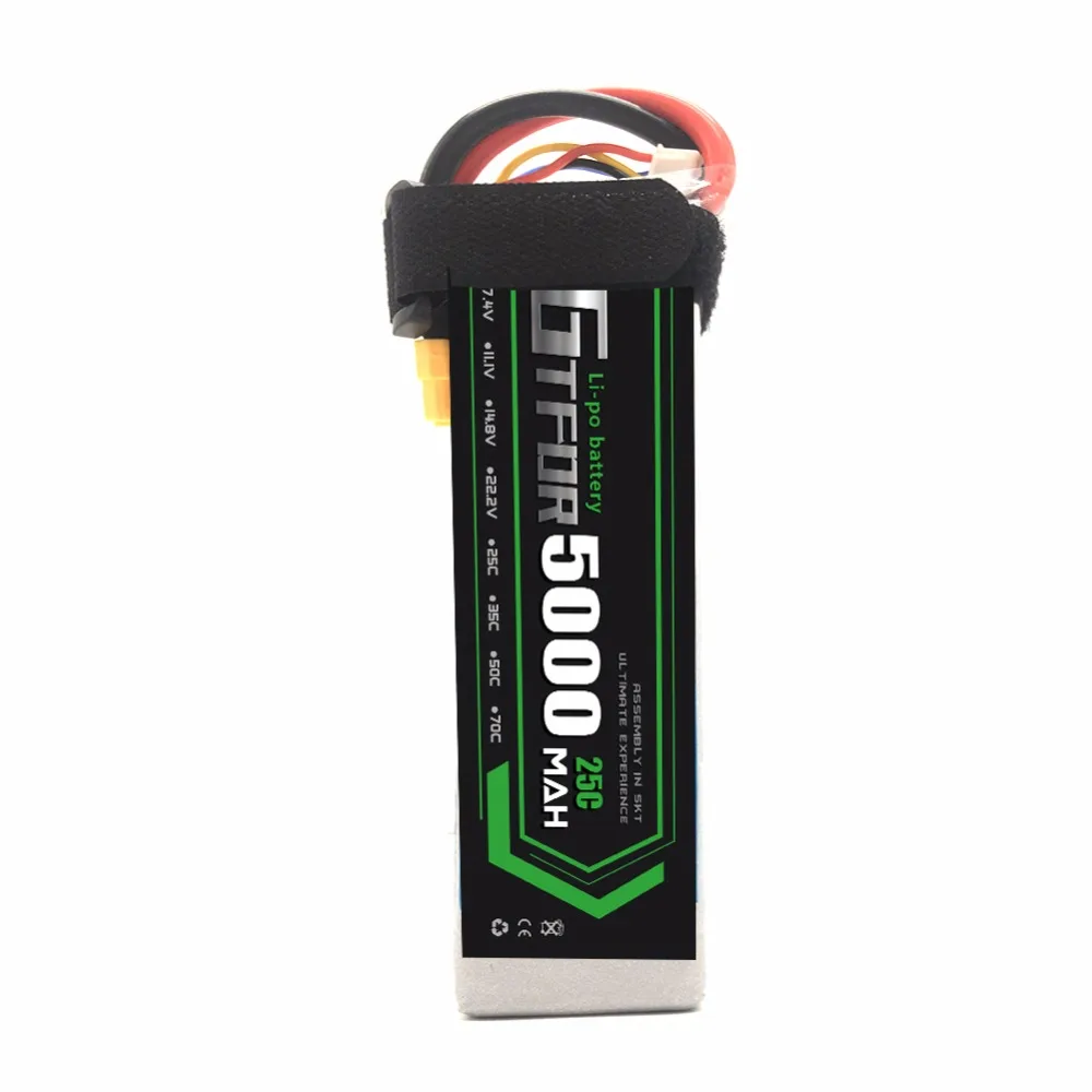 GTFDR Lipo 4S 14 8 в 5000 мАч 25C для игрушек с дистанционным управлением Радиоуправляемый