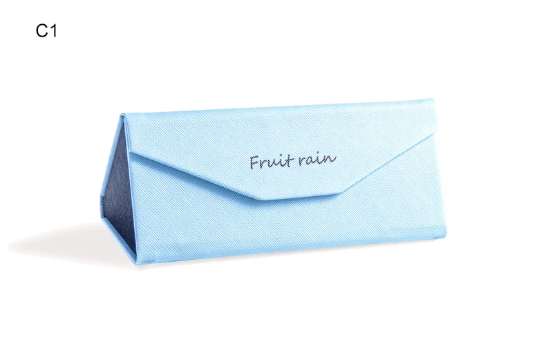 Ralferty, солнцезащитные очки с цветочным принтом, чехол для женщин, складной треугольный Чехол для очков, для девушек, из искусственной кожи, легкая коробка для очков, funda gafas
