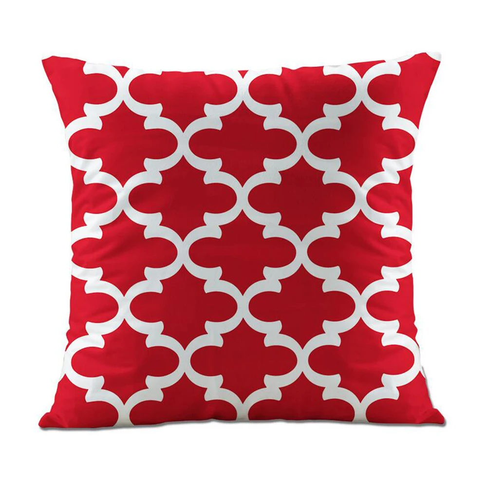1pc Vintage Geometric Linen Decorative Pillowcases 470*740'' Pillowslip | Дом и сад