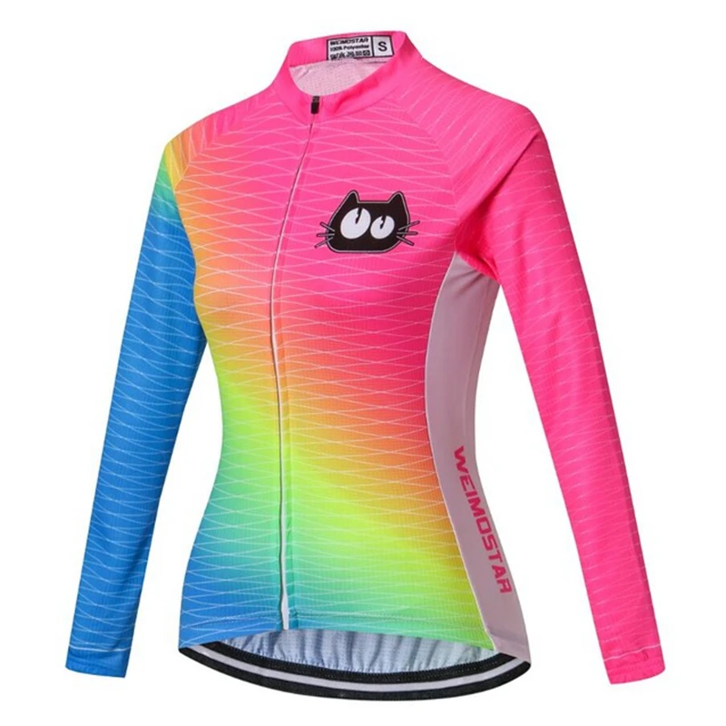 Высокое качество Велоспорт Джерси для мужчин с длинным рукавом велосипед Топ