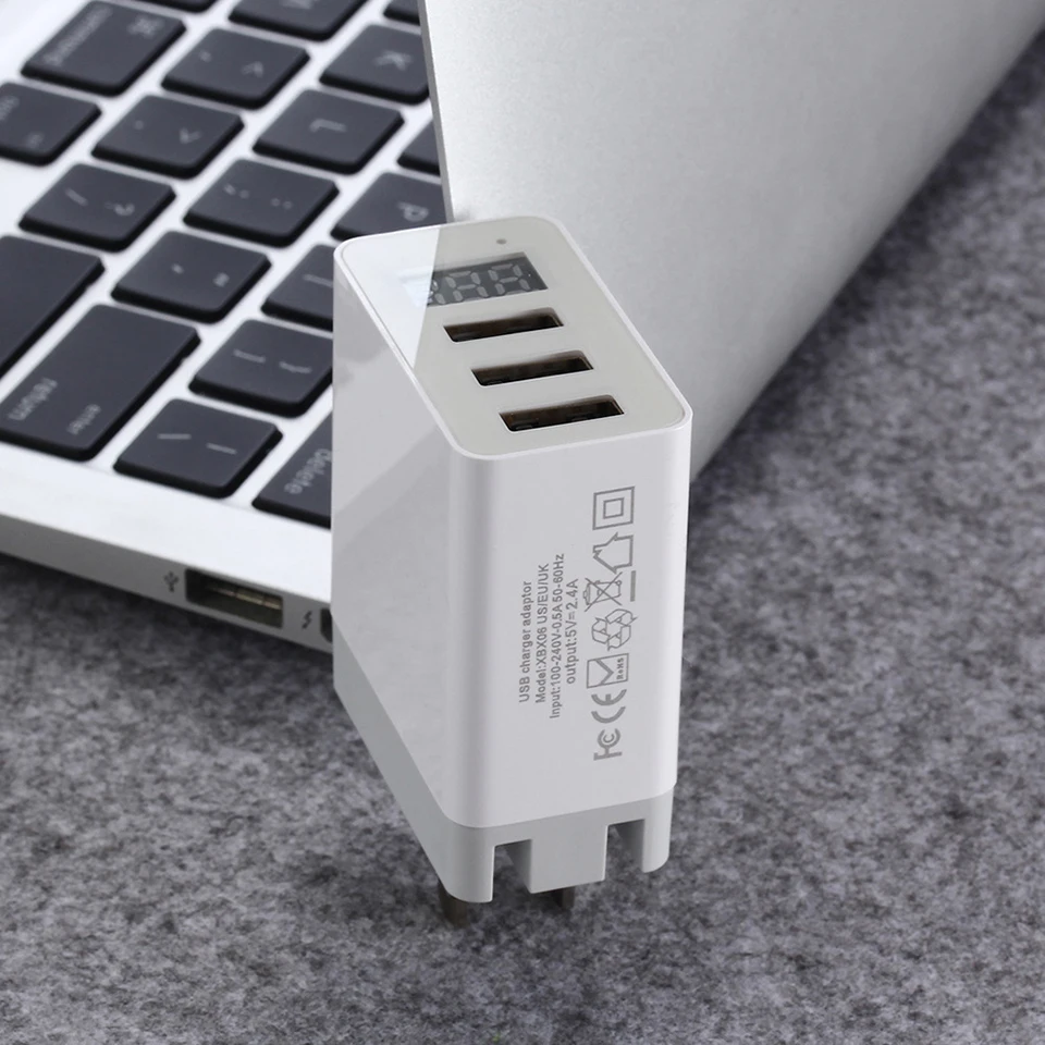 Новый 3 USB зарядка дорожный адаптер настенное зарядное устройство универсальное