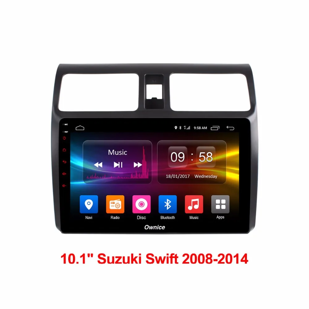 HD 1024 5 дюймовый смартфон для Suzuki Swift 10 1 2008 Восьмиядерный Φ 4G WIFI|radio player car|radio stereo