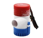 Трюмный насос 350 500 750 1100GPH DC 12V 24V Электрический водяной насос для Aquario погружной морской самолет мотор дома плавучий дом лодки