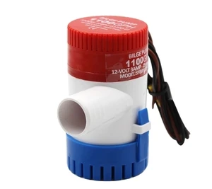 Трюмный насос 350 500 750 1100GPH DC 12V 24V Электрический водяной насос для Aquario погружной морской самолет мотор дома плавучий дом лодки