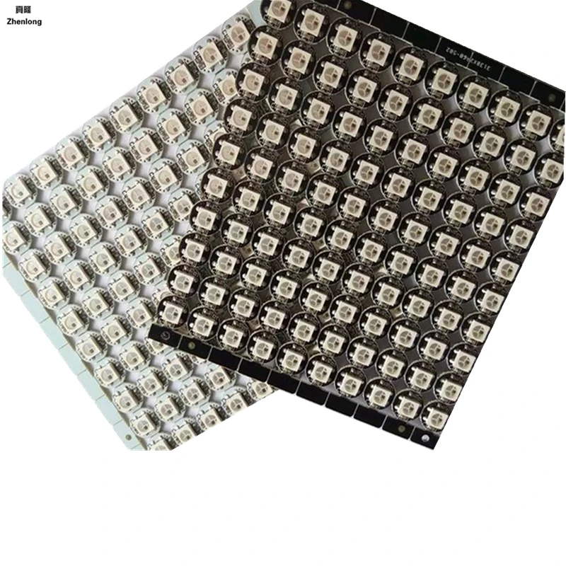 100 шт. DC5V WS 2812b Ws2811 Ic RGB светодиодный чип с радиатором(10 мм* 3 мм) Светодиодный светильник из бисера для Ws2812b Светодиодная лента