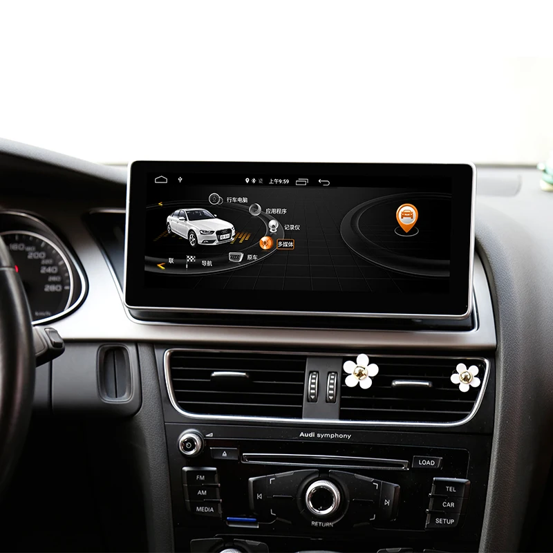 Автомобильный gps-навигатор 2G ram 32G Android для Audi Q5 A4L 2006-2016 10 25 &quotgps-навигация радио