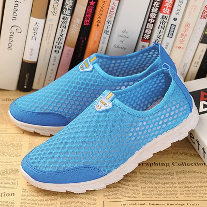 Женские удобные сетчатые лоферы Женская Вулканизированная обувь без шнуровки