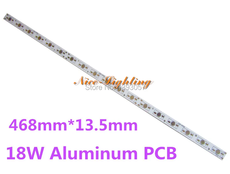 Светодиодная прямоугольная пластина PCB 468 мм * 13 5 1 6 светодиодная алюминиевая