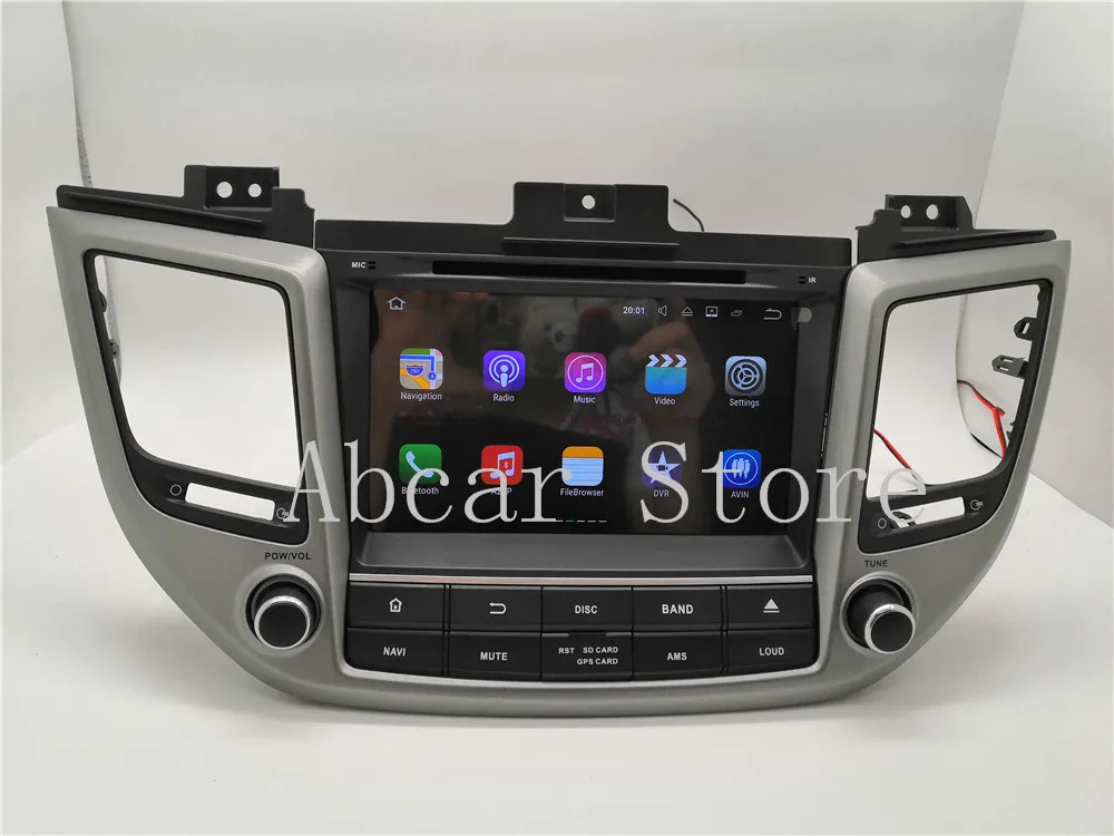 8 дюймов Android 7 1 автомобильный dvd плеер GPS навигация для HYUNDAI Tucson IX35 2015 2016 2017 2018