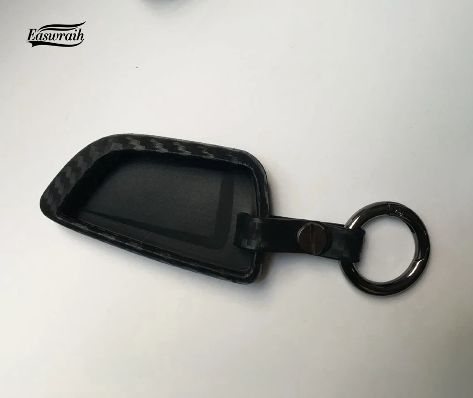 Автомобильный чехол для ключей из углеродного волокна бумажник с цепочкой BMW X5 X6