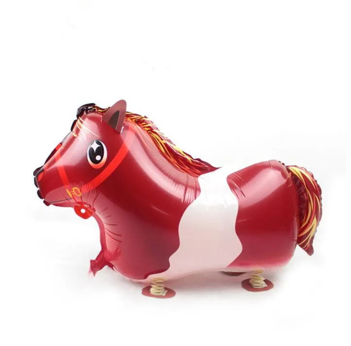

Walking Animal Helium Balloons Cute Dog Chiken Deer Pet Air Ballons Kids Birthday Party Home Decoration New Year Foil Balloon