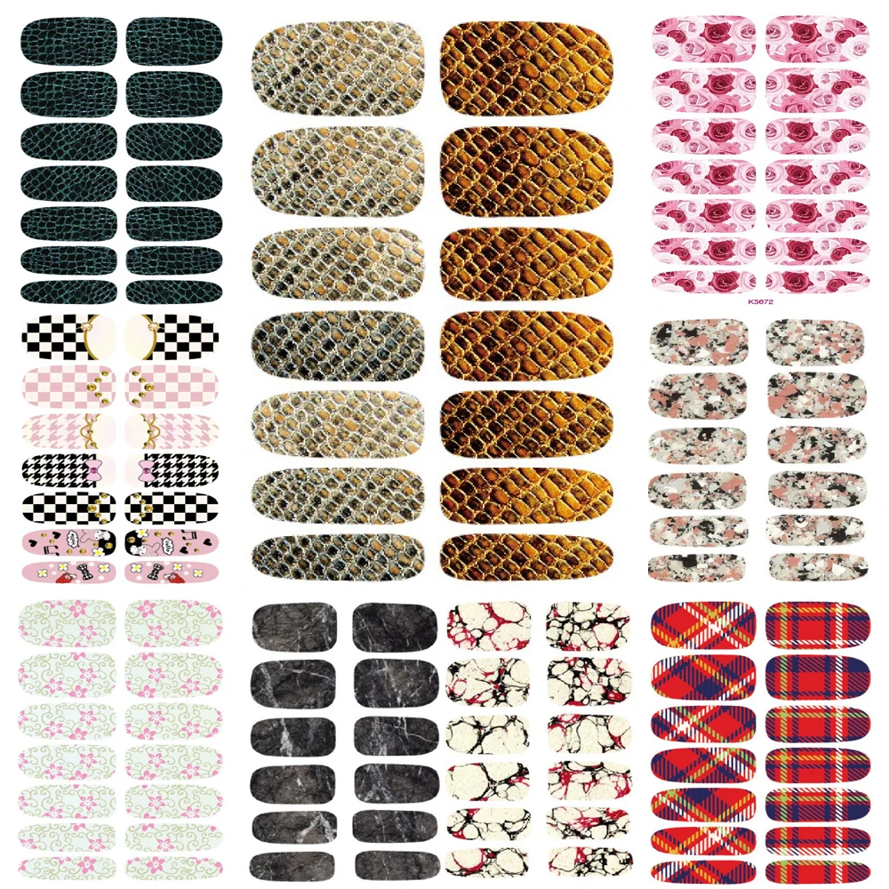 10 шт. в партии Новая переводная вода переводные наклейки для ногтей мультфильм