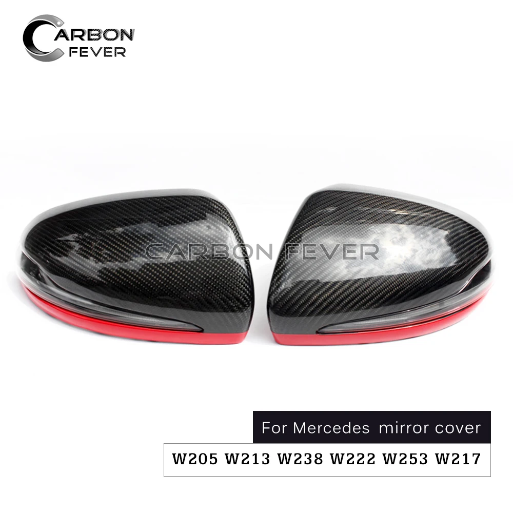 Для Mercedes W205 E W213 C238 S W222 C217 GLC X253 крышка зеркала из углеродного волокна|side mirror cover|carbon