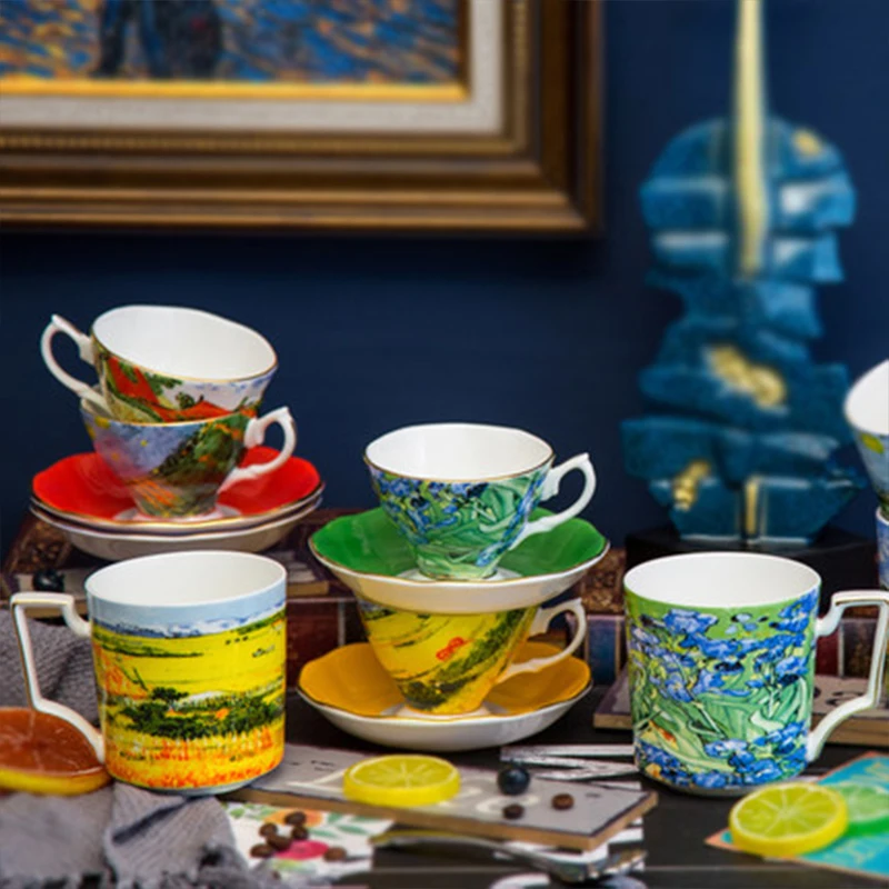 Wourmth Европейский стиль Пномпень костяного фарфора Coffeecup Звездная керамика