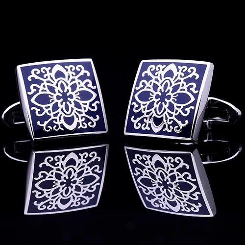 KFLK shirt cufflinks for mens Brand cuff buttons blue art link top grade gemelos High Quality abotoaduras Designer Jewelry | Украшения и