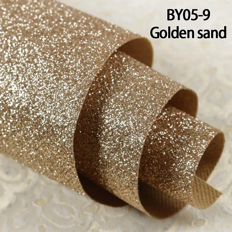 05-9Golden sand Массивный домашний декор сверкающие блестящие обои для гостиной - Цвет: 05-9Golden sand