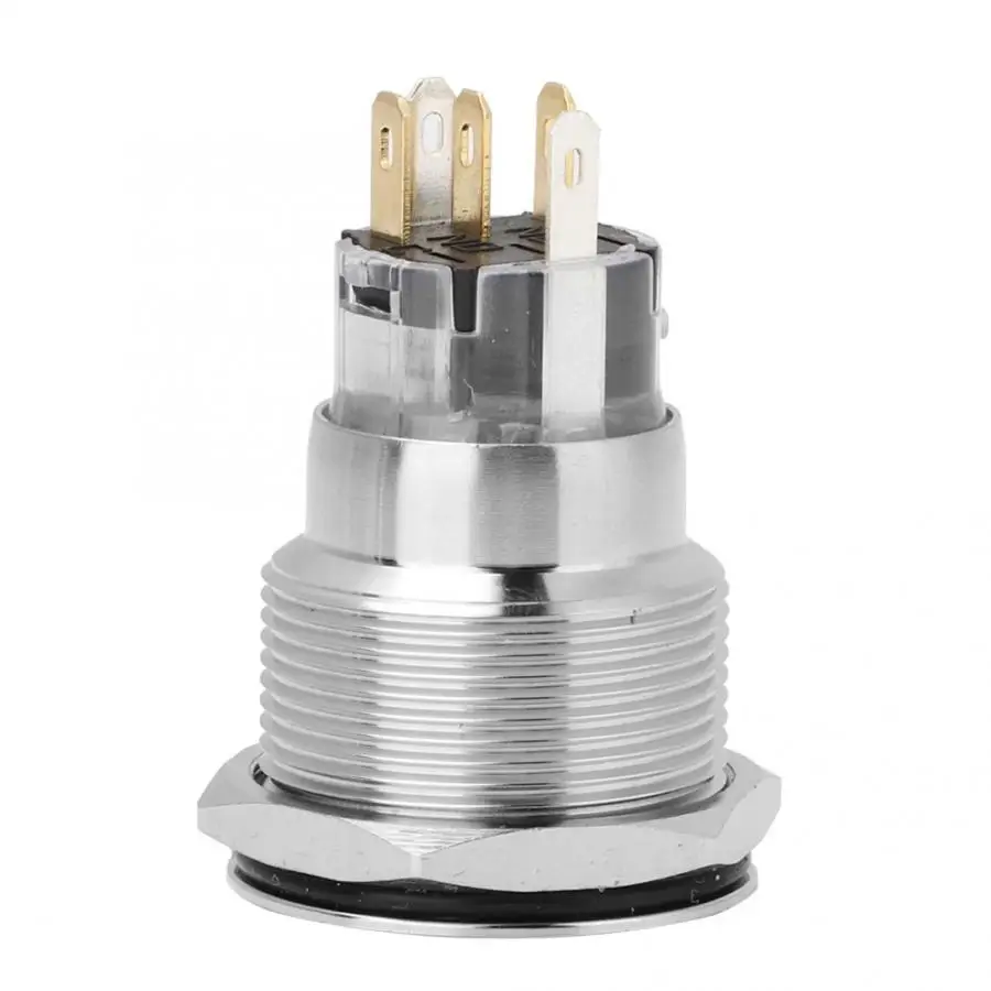 20 шт. защитный переключатель из нержавеющей стали с плоской круглой