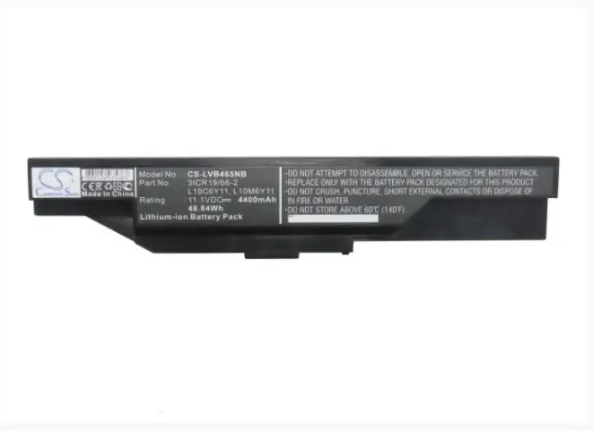 Cameron Sino 4400mAh battery for  LENOVO B465  A  C  CA   -nni  -pth  -pth(h)  -pth(t) B465G 3ICR19/66-2 L10C6Y11