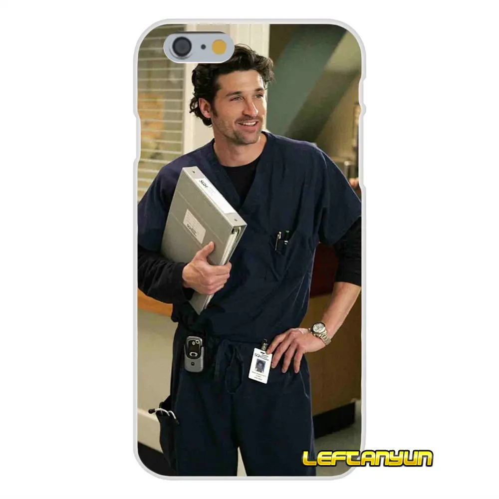 Для iPhone X 4 4s 5 5S 5C SE 6 S 7 8 Plus Derek Shepherd GREYS Anatomy аксессуары чехлы для телефонов |