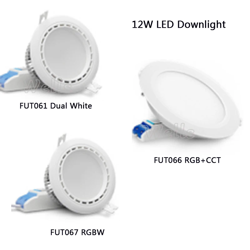 Miboxer 2 4G 12W RGB + CCT светодиодный светильник AC86 265V FUT066 панельный Круглый с