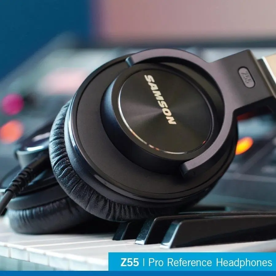 Samson Z55 закрытые профессиональные студийные наушники 40 мм драйверы для записи, смешивания, мониторинга музыки