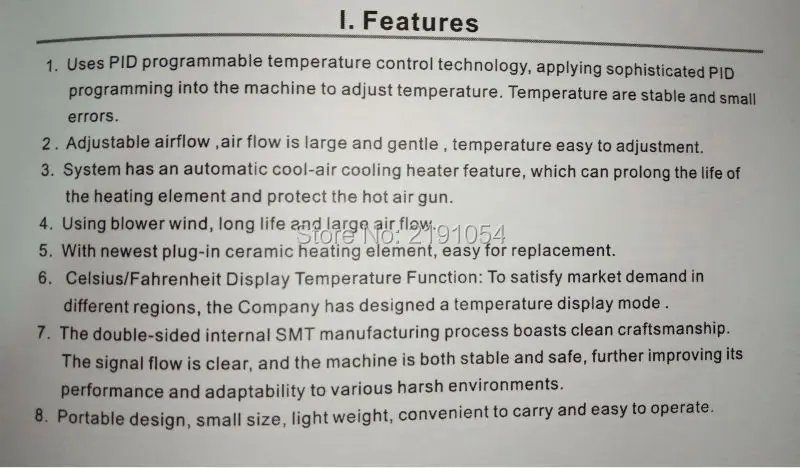 Новая горячая PG8018 lcd 220 V/EU 650W lcd Регулируемая электронная Тепловая фена паяльная станция IC SMD BGA+ 9 сопло