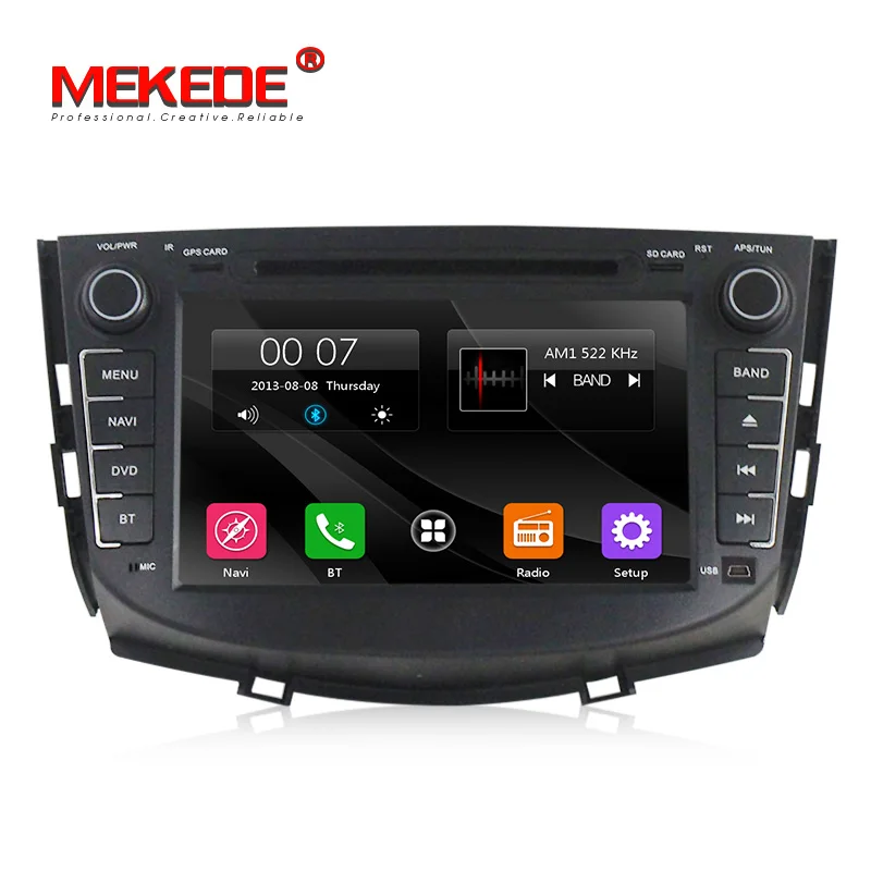 8 ''емкостный сенсорный экран автомобильный dvd радиоплеер для Lifan X60 с gps