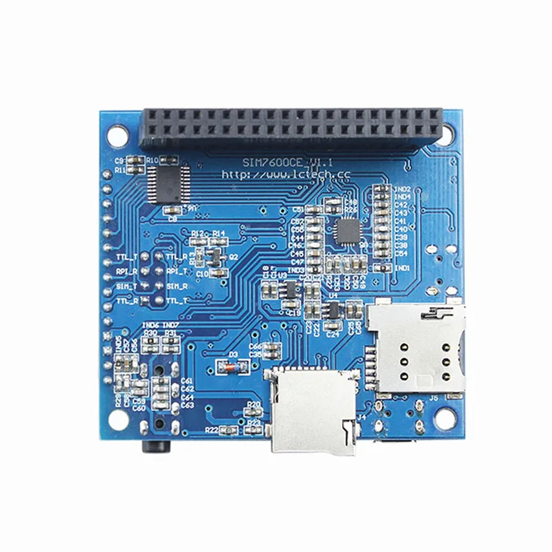 SIM7600CE 2G/3G/4G GNSS GPS Плата расширения для Raspberry Pi 2B/3B 3B +|Интегральные схемы| |