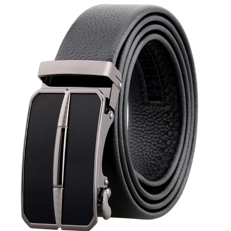 

luxury brands gifts for men leather metal automatic buckle high quality leather belt men belt designer belts LY11301-5