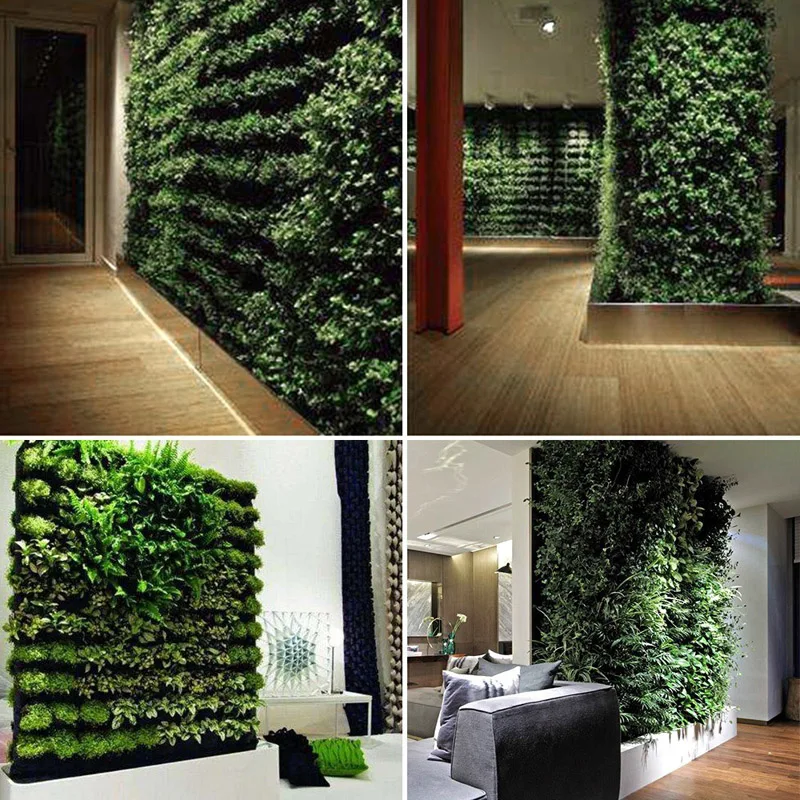 18 карманов мешки для посадки вертикальное садовое Настенное подвесное кашпо