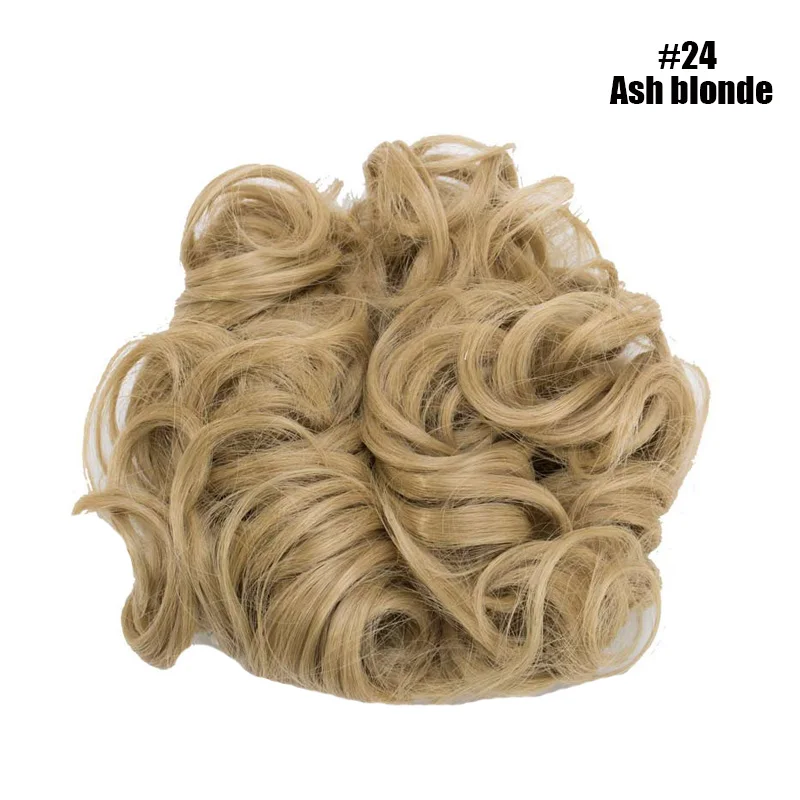 ash blonde S-noilite волосы булочка для наращивания волос 2 Пластиковые Расческа для вьющихся волос шиньон синтетические волосы грязный шиньон для женщин Свадьба - Цвет: ash blonde