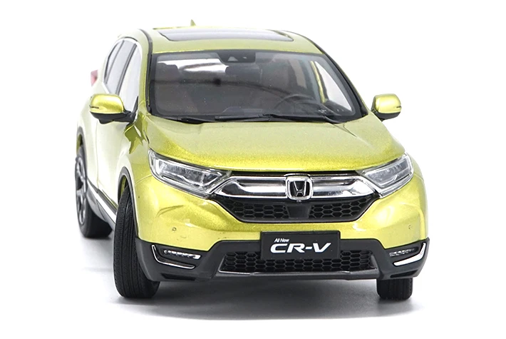 1:18 сплав игрушка Honda CRV модель автомобиля SUV белый желтый авторизованный подлинные детские игрушки подарки оригинальная коробка