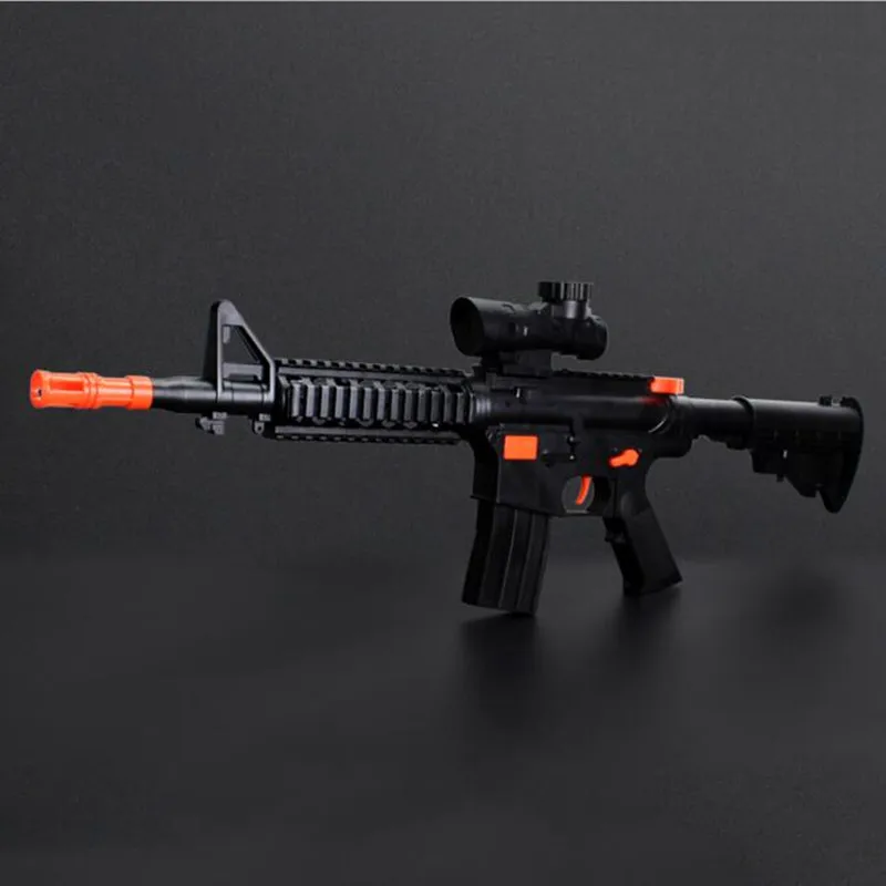 DIY черный моделирование M4 карабин ручной страйкбол Воздушный пистолет Пейнтбольного ружья Косплэй CSgame для мальчиков и детские игрушки A006 1 компл./лот