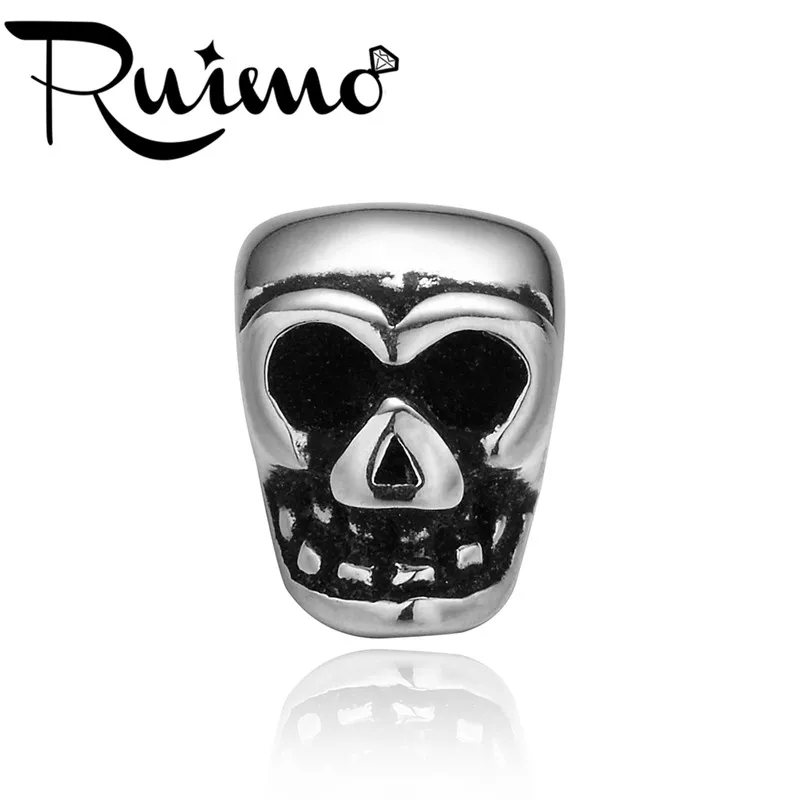 Комплект браслетов RUIMO с черепом из натуральных камней браслет бусин эластичная