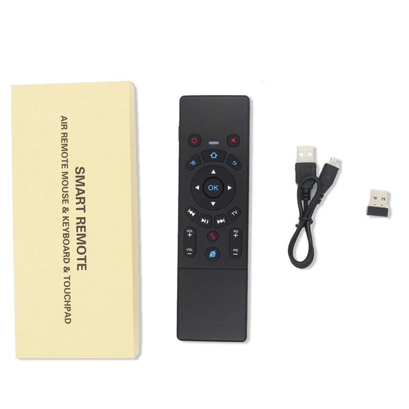 Мини беспроводная клавиатура и тачпад трекпад 2,4G Fly Air mouse универсальный пульт дистанционного управления для Smart tv Android tv Box HTPC игры
