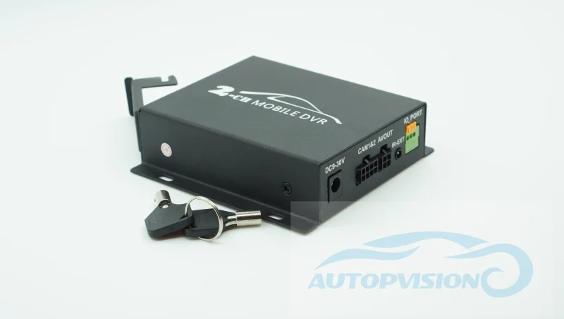 Mini 10 v-32 в пост CCTV 2 канальный мобильный такси безопасности автомобиля DVR обнаружения движения 2Ch аудио I/O сигнал тревоги в реальном времени с 2 шт. камера