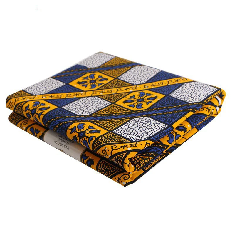 

mylb bintarealwax New Arrival 2019 Ankara Binta Real Wax High Quality 6 yards African Fabric for Party Dress