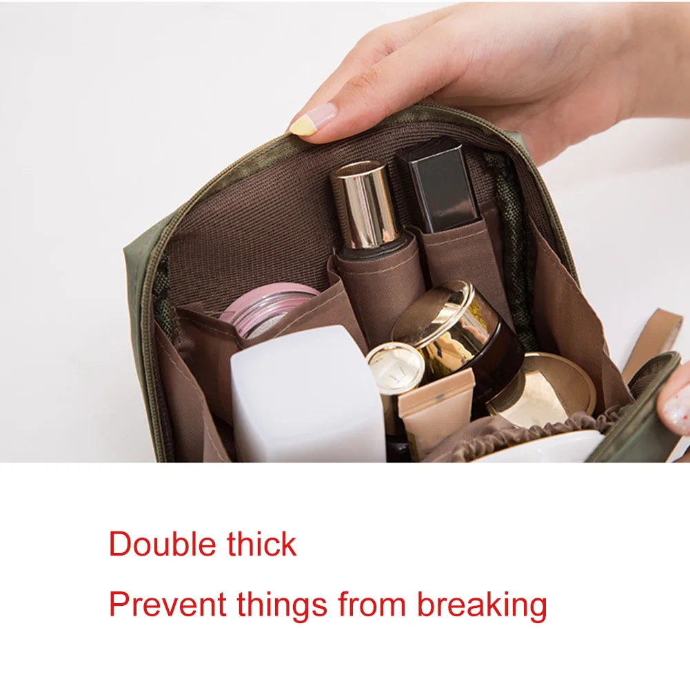 Женская нейлоновая косметичка маленький органайзер для макияжа сумки хранения