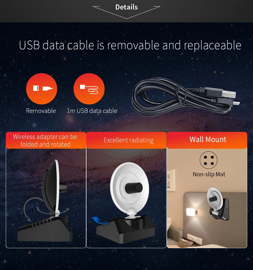Comfast CF-WU770NV2 USB беспроводной приемник сигнала/излучатель сигнала king 150 Мбит/с USB беспроводной адаптер 10dBi WiFi адаптер Антенна