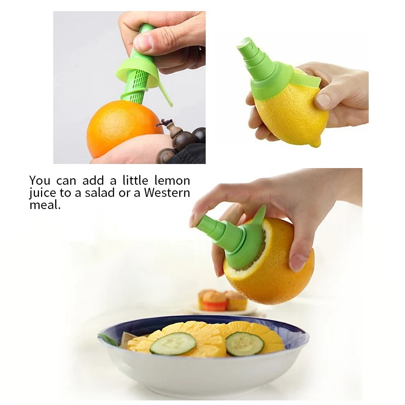 1 шт. Кухонные гаджеты распылитель для лимона свежий фруктовый сок цитрусовый