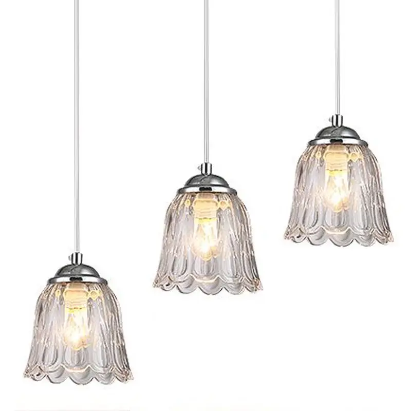 Современные стеклянные подвесные светильники для столовой простые кухонные