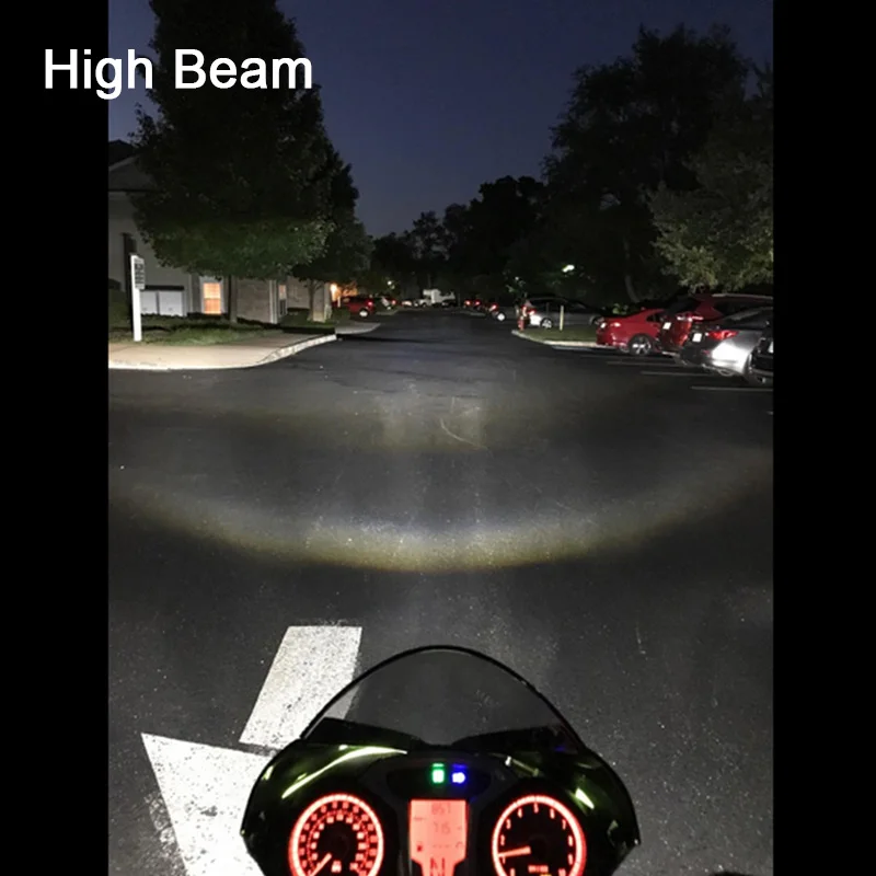 FADUIES 7 дюймовая круглая мотоциклетная светодиодная фара DRL с белым ореолом