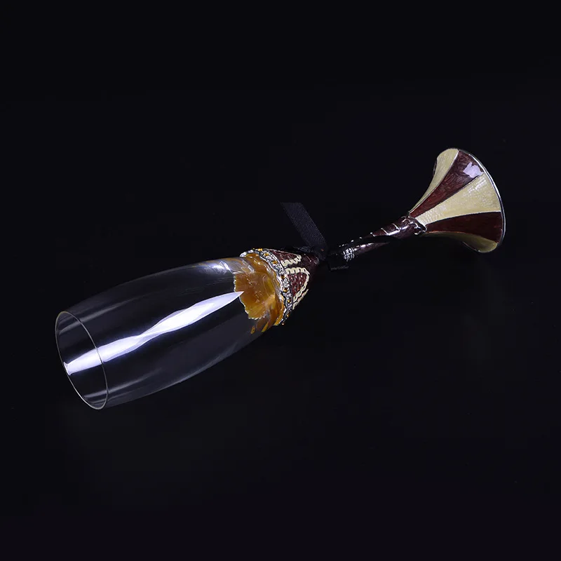 Высочайшее качество творческой подарок персонализированный crystal свадебные бокалы чашки шампанского красное вино невеста жених вечерние Декор тостов Кубок