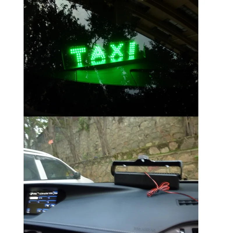 Daytime running lights for the car TAXI led light Cab indicator Car Custom design Fog Red/Blue/White/Yellow/Green |
