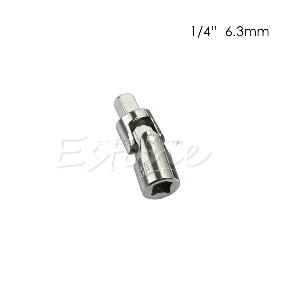

Universal Joint Set Ratchet Angle Extension Bar Socket Adapter 1/4" 3/8" 1/2" #L057# new hot