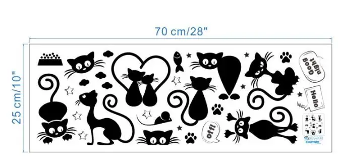 

Настенная наклейка кошка мамоlook