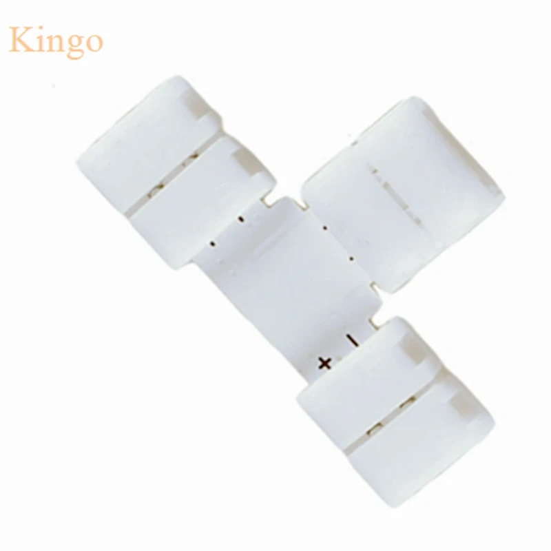 10 мм 2pin T L X Shape Splitter правый быстроразъемный угловой адаптер для 5050 5630 одноцветная