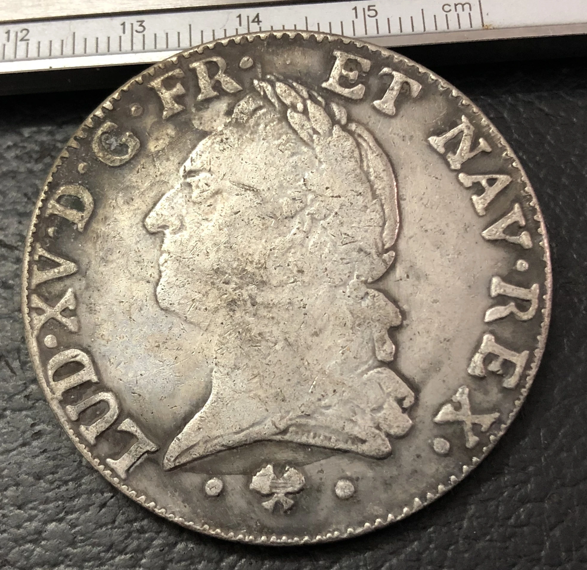 1772 M франция королевство 1 эбу луис XV посеребренная копировальная монета|france