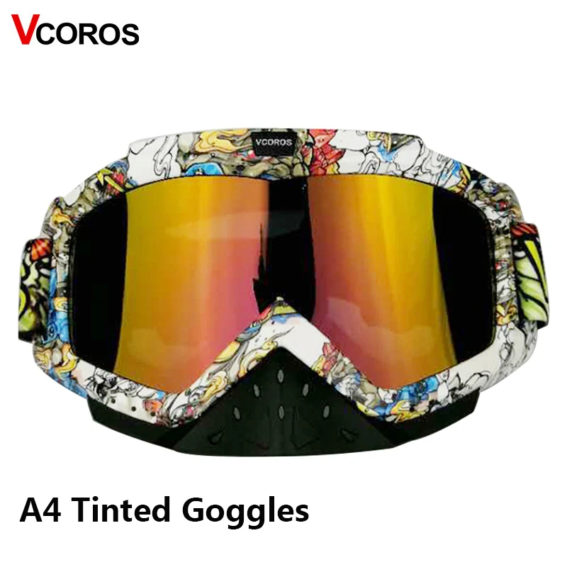 VCOROS dirt bike мотоциклетный шлем ветрозащитные очки ATV MX мотокроссы УФ-защитные для