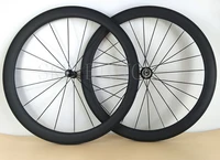 700c 50mm clincher bicycle wheels 1824h 25mm wide 3k matte road bike wheelset powerway r36 straight pull hub internal nipples